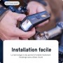 ANSMANN Feu avant LED pour vlo, 100 lux, noir