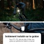 ANSMANN Feu avant LED pour vlo, 100 lux, noir