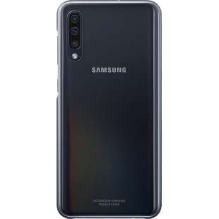 Coque rigide noire et transparente Evolution Samsung pour Galaxy A50 A505