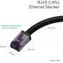 FLEXLINE Cble path, cat. 6A, S/FTP, trs flexible, 0,15 m