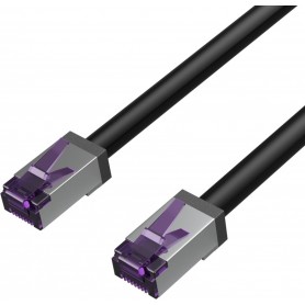 FLEXLINE Cble patch, cat. 6A, S/FTP, trs flexible, 0,25 m