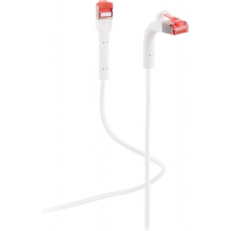 FLEXLINE Cble patch, cat. 6A, U/FTP, pliable, 0,5 m, blanc