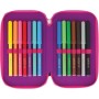 herlitz Etui scolaire TriCase \"Dip Dye Pink\", 31 pices