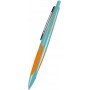 herlitz Stylo bille rtractable my.pen, turquoise/orange