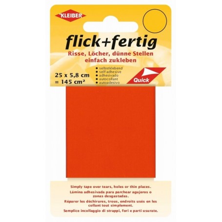 KLEIBER Set de rparation Flick + Fertig, orange fluo