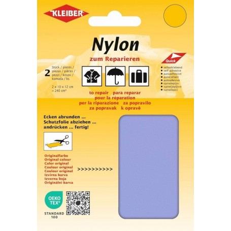 KLEIBER Pice de rparation nylon, autocollant, lilas