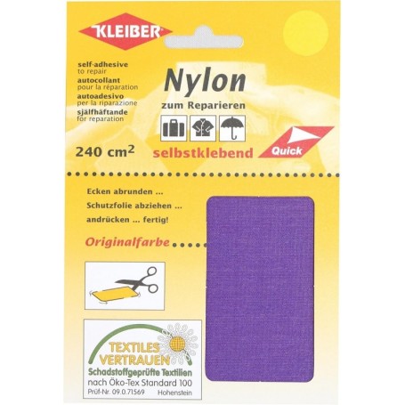 KLEIBER Pice de rparation nylon, autocollant, violet
