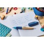 STABILO Stylo plume EASYbirdy Timber L, gaucher, bleu