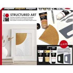 Marabu Kit de pte acrylique STRUCTURED ART