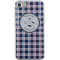 Coque souple bleue motifs à carreaux North West pour iPhone 7/8