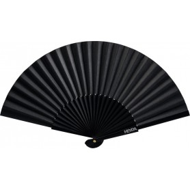 HEYDA Eventail en papier, largeur: 460 mm, noir