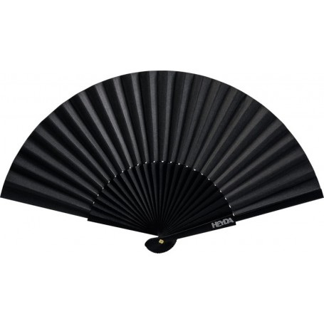 HEYDA Eventail en papier, largeur: 460 mm, noir
