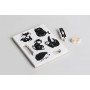 HEYDA Set tampons caoutchouc mousse \"animaux\"