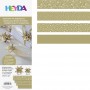 HEYDA Bande de papier plier pour mini-toiles, or