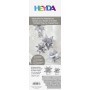 HEYDA Bande de papier plier pour mini-toiles, argent