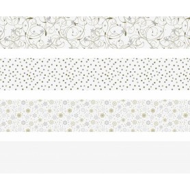 HEYDA Bande de papier plier pour mini-toiles, blanc
