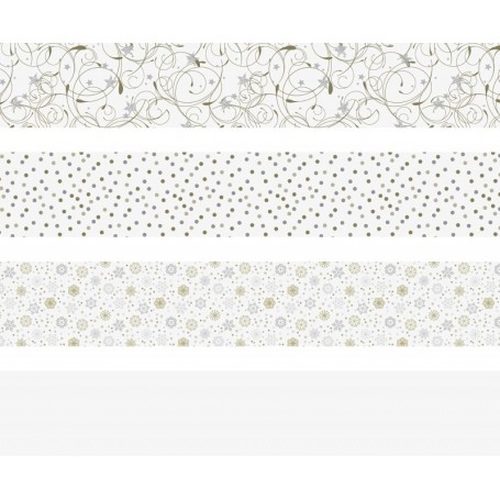HEYDA Bande de papier plier pour mini-toiles, blanc