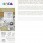 HEYDA Bande de papier plier pour mini-toiles, blanc