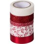 HEYDA Ruban adhsif dcoratif Effets, rouge