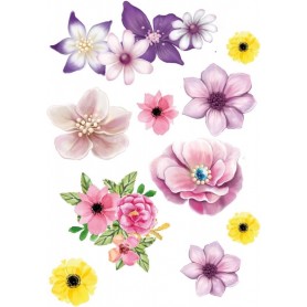 ROTH Bgeldekoration fr DIY-Stoffschultte, Bltenzauber