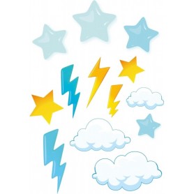 ROTH Bgeldekoration fr DIY-Stoffschultte, Wolkenparadies