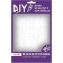 ROTH Bgelbuchstaben fr DIY-Stoffschultte, weiá