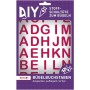 ROTH Bgelbuchstaben fr DIY-Stoffschultte, rot