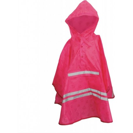 ROTH Poncho de pluie enfants ReflActions \"Diamant\", rose