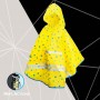 ROTH Poncho de pluie enfants ReflActions \"Roar\", jaune/bleu
