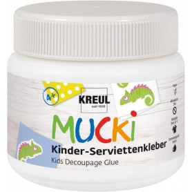 KREUL Colle serviettes pour enfants \"MUCKI\", 150 ml