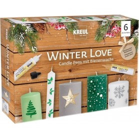KREUL Candle Pen \"Winter Love\", set de 6