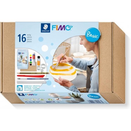 FIMO air Kit de pte modeler Basic, durcit l\'air