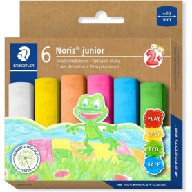 STAEDTLER Craie de trottoir Noris junior, carton de 6
