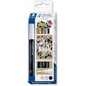 STAEDTLER Marqueur acrylique paint marker Lumocolor, tui