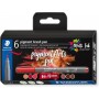STAEDTLER Feutre pigment brush pen \"Reds & Browns\"
