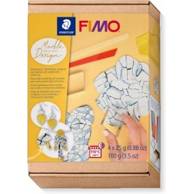 FIMO Kit pte modeler SOFT design marbre, cuire au four
