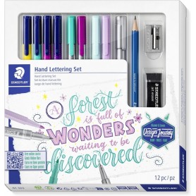 STAEDTLER Kit de calligraphie, 12 pices