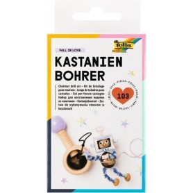folia Kit de perage de marrons, en bois, 103 pices