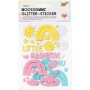 folia Sticker paillet en caoutchouc mousse \"Rainbow\"