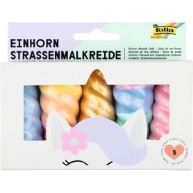 folia Craie de trottoir \"licorne\", assorti