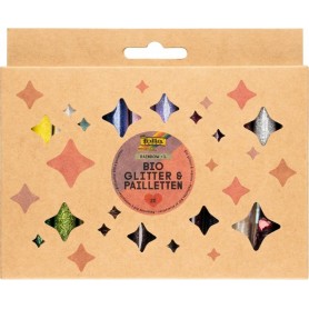 folia Set de paillettes BIO, Rainbow L