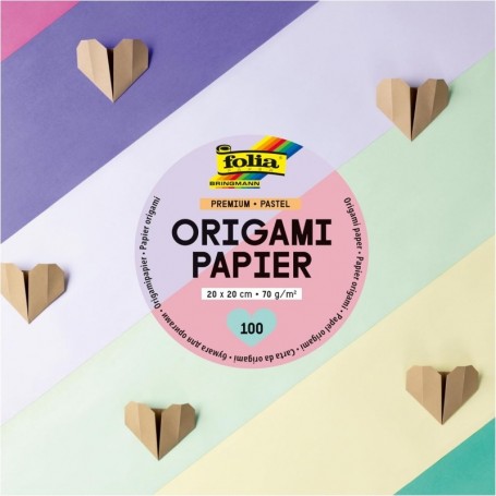 folia Feuille de papier pour origami PREMIUM PASTEL