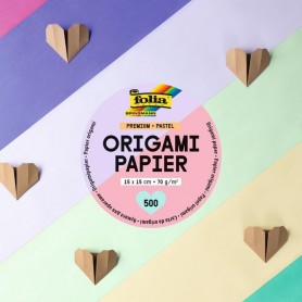 folia Feuille de papier pour origami PREMIUM PASTEL