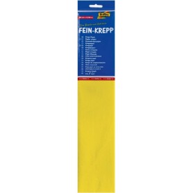 folia Papier crpon en couches, 500 mm x 2,5 m, jaune