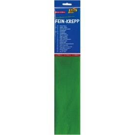 folia Papier crpon en couches, 500 mm x 2,5 m, vert-jaune