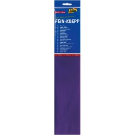 folia Papier crpon en couches, 500mm x 2,5m, violet fonc