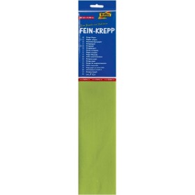 folia Papier crpon en couches, 500 mm x 2,5 m, vert blanc