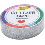 folia Ruban adhsif dcoratif Glitzer-Tape, argent