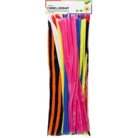 folia Fil mtallique chenille, 20 mm x 500 mm, assorti