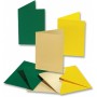folia Kit de cartes pliantes, 105 x 150 mm, or